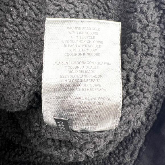 Levi's Mens Sherpa Lined Trucker Jacket Large Black Two Pocket Hooded NWT - Picture 12 of 12